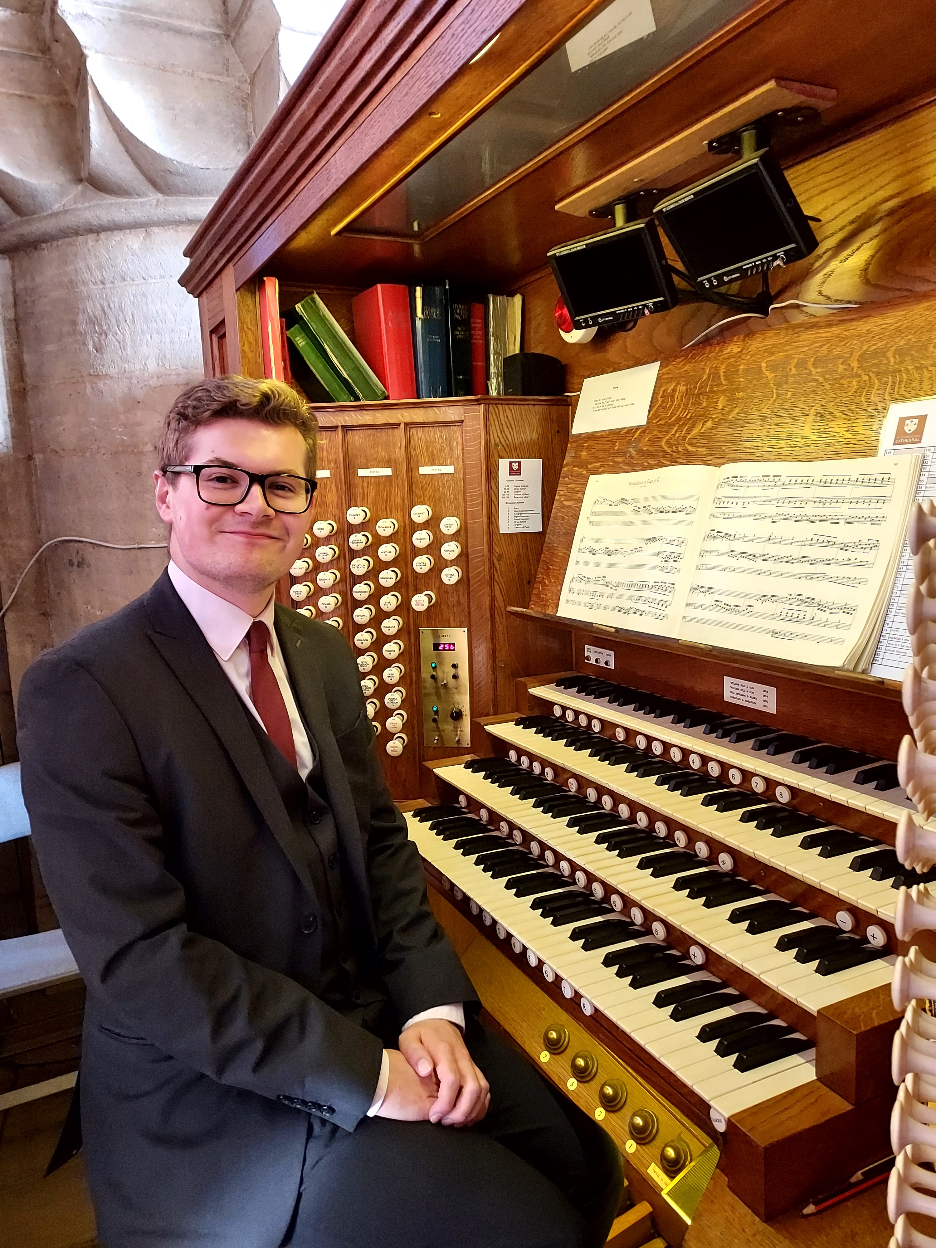 Adam Heron, Organ Scholar